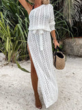 Dress Empty Beach Dress Perspective Solid Long