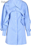 Fashion Women's 2 Pcs Set Slim Lapel Short Coat Skeeveless Single Breasted Waist Mini Shirt Dress Summer 2023 New