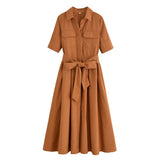 Homemade New Women's Classic Oceanic Dress