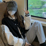 Tops Jackets for Women Streetwear Casual Y2k Clothes V-neck Long Sleeve Korean Coat Fashion Outwear 2023 Ropa Mujer