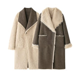 The Autumn Of 2025, Women's Clothing Double-Sided Wears Long Coat Coat Large