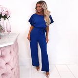 Women Jumpsuit Plus Size Korean Jumpsuit Sexy Romper Pink Bodysuit Short Sleeve Rompers High Waist Casual