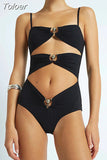 Sexy Hollow Out Bodysuits Female Camisole Sleeveless High Waist Spliced Button Solid Skinny Bodysuit For Women Summer