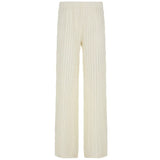 Holiday Style Texture Design Knitted Pants Micro-Through-Summer New Loose Lazy Comfortable