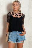 Neck Spliced Lace