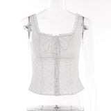 Slings With Lace Retro Top 2025 Summer Idyllic Eddies Hottie Vest