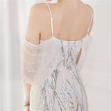 Sequin Strap Mermaid Long Evening