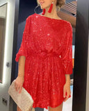Festival Party Shiny Crystal Beads Dress Dress Dress