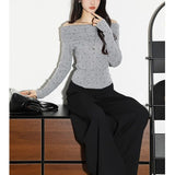 Casual Crew Neck Long Sleeve