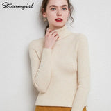 Women's Turtleneck Sweater Pullover Women Autumn Winter Pull Femme 2021 Winter Clothes Women Basic Warm Vintage Sweater