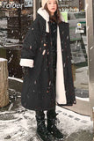 Women's Lamb Wool Coat Winter Pie Overcoming Long Large Lapel Locomotive Loose Outwear Casual Thick Warm Fashion