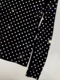 Fashion Women's T-Shirt Sexy Slim High Neck Long Sleeve Rhinestones Diamond Black Hollow Out Tops Autumn 2023 New