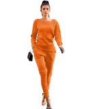 Toloer New Women's Wear Autumn And Winter Urban Leisure Two-Piece Set-Outfit