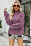Dropped Shoulder Mock Neck