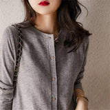 Oversize Womens Sweaters Autumn Vintage Cardigans Loose Winter Sweater Knitted Plus Size Women Cardigan Knit Button