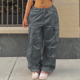 Print Streetwear Joggers Parachute Cargos Casual Loose Y2K Baggy Sweatpants Harajuku Chic Fashion