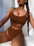 Toloer Outer Single Swimsuit Bikini Ladies Swimsuit Split Bikini QCB178W-Outfit