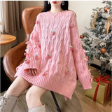 Strawberry Tassel Sweater-Outfit
