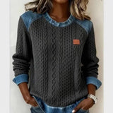 New Women's Big Collar Hair, Short Thick Long-Sleeved Coat