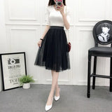 Yarn Skirt Women's Summer Long A Skirt High Waist 100 Folding Skirt 2025 Thin Soft Hanging Yarn
