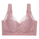 Wire Free Bra Women Plus Size Lingeire Sexy Lace Underwear Thin Cup Brassiere Femme 34 to
