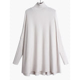 Big Size Knitting Sweater Loose Fit Turtleneck Long Sleeve Women Pullovers New Fashion Tide Spring Autumn 2023