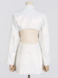 Toloer Casual Suit Autumn 2024 New Flower Splicing Long Sleeve Suit Jacket Nail Bead Micro La Straight Pants-Outfit
