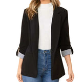 Autumn And Winter Fashion Splicing Collar Repair Cardigan Temperament