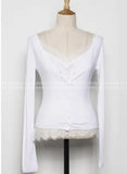 Korea fashion Bodycon Sling Cardigan Suit Two piece Set Women Body Harajuku Crop top thin cardigan sexy lace Summer shirt