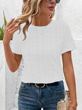 Wish Hot-Solded Empty V-Neck Short-Sleeved Bat Sleeves Thin T-Shirt New