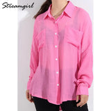 Beach Oversized Shirt Women Summer 2022 Bat Sleeve Top Transparent Blouses Summer Covers Shirts For Women Beach