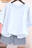 100 Cotton L-5XL Plus Size T Shirt Love Print Tshirt Short Sleeve Women's Tops Summer Kawaii Couple O Neck T