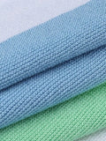 Fashion Women's Dress Round Neck Sleeveless Backless Bandage Hollow Out Waist Striped Knit Dresses Summer 2023 New