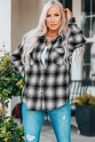 Curved Hem Button Down Shirt
