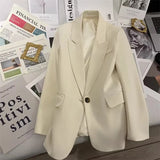 Toloer And Autumn Suit Jacket Female In 2024 Autumn New Black Net Red Fried Street Temperament Trend Casual Ladies Suit-Outfit