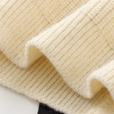 Women's Fashion Soft Dress Round-Neck Long Sleeves Knitted