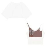 Crop Tops Ladies Korean Blouse Woman New Collection 2021 Autumn Short Sleeve Short Tshirts Elegant Korean Style 2 Piece