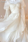 Fashion Women Casual Princess Party Dress Summer Vintage A-Line Prom Birthday Vestidos Female Solid Wedding Robe