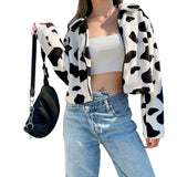 Knitted Cropped Cardigans for Women Korean Buttoned Oversized Sweater Fashion Autumn 2020 Women's Clothing V-Neck