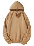 Hoodies Oversized Women Pullover Sweatshirt Korean Autumn 2022 Loose Apricot Cotton Sweatshirts Oversize Women