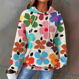 New Hooded Jacket Digital Print Casual Women's