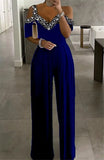 Jumpsuit Women Fashion Elegant Casual Workwear Party Romper Overalls Female Sleeveless Zipper Pocket Design