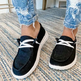 Women's Sneakers Fashion Leopard Print Canvas Shoes Ladies Slip On Walking Shoes Female Plus Size Flat