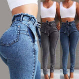 Autumn Winter Women Baggy Jeans Oversize Pants Butterfly Print High Waist Mom Jeans Overalls Streetwea Denim