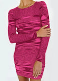 Casual Knitting Mini Bodycon