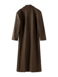 Autumn / Winter 2024 New Premium Korean Version Of Woolen Long Thermal Coat Coat Temperament Commuting-Outfit