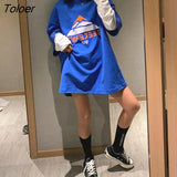 Sleeve T-shirts Printed Loose BF Women Summer Korean Style Street Wear All-match Tees Womens Tops Drop-shoulder Chic