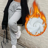 Rockmore Harajuku Joggers Wide Leg SweatPants Women Trousers High Waist Pants Streetwear Korean Casual Sporting Pant Femme