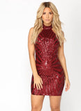 Sexy Sequins Sleeveless Bodycon Party