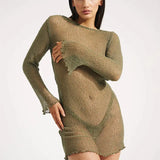 Knitted Sexy Beach Dress In Summer